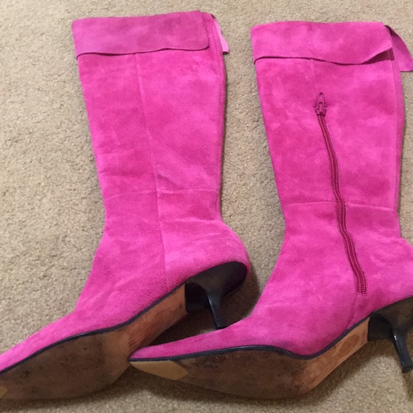 ⚡️FINAL PRICE⚡️ Vintage Pink Hot Rare Steven by Steve Madden Boots - Picture 2 of 16
